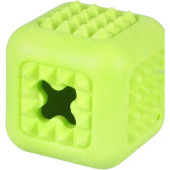Играчка за куче  Flamingo  DINA CUBE MINT 7 см - зелен куб с аромат на мента, дентална играчка
